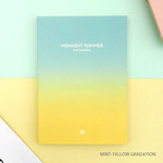 Mint-yellow gradation
