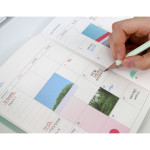 Monthly plan - Midnight summer undated weekly diary