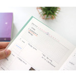 Weekly plan - Midnight summer undated weekly diary