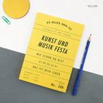 Yellow - Even odds undated weekly diary scheduler