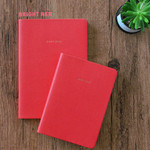 Bright red - 2018 One fine day dated weekly medium diary