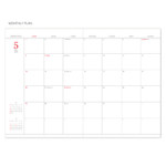 Monthly plan - 2018 Edit B5 dated monthly planner