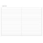 Lined note - 2018 Edit B5 dated monthly planner