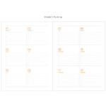 Yearly plan - Prism spiral undated weekly scheduler