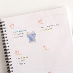 Yearly plan - Prism spiral undated weekly scheduler