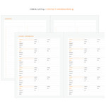 Checklist, Contact information