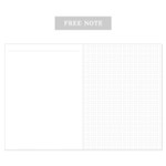 Free note - 2018 Licoco flower pattern small dated weekly diary