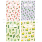 Option of 2018 Licoco flower pattern small dated weekly diary