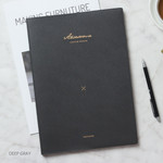 Deep gray - 2018 Awesome large dated monthly planner