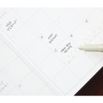 Monthly plan - Agenda undated weekly diary planner