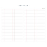 Checklist - 2018 Agenda dated weekly diary