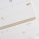 Monthly plan - 2018 Spiral D dated monthly planner