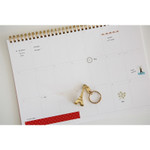 Monthly plan - 2018 Spiral D dated monthly planner