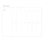 Yearly plan 2 - Moon special hardcover undated weekly diary 