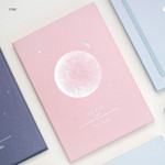 Pink - Moon special hardcover undated weekly diary 