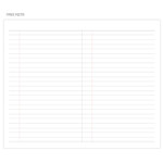 Free note - Oui mais non medium undated weekly diary