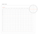 Yearly plan - Oui mais non medium undated weekly diary