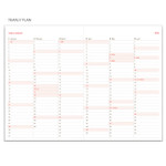 Yearly plan - 2018 Flow B6 dated weekly planner