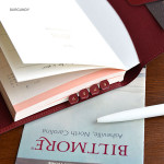 Burgundy - Fresh day PU adhesive index tab sticker