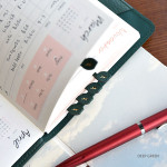 Deep green - Fresh day PU adhesive index tab sticker