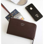 Smartphone pocket pouch wallet organizer lofoten - chocolate