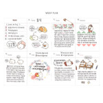Weekly plan - Molang undated weekly diary agenda