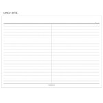 Line note - The Weekly times desk planner notepad