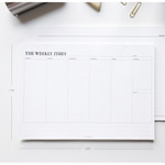 Size of The Weekly times desk planner notepad