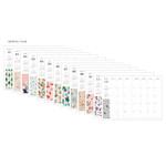 Monthly plan - 2018 Rim pattern dated monthly planner