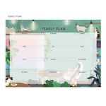Yearly plan - 2018 Bon Bon spiral bound large desk calendar 