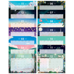 Months - 2018 Bon Bon spiral bound large desk calendar 
