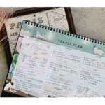 Yearly plan - 2018 Bon Bon spiral bound large desk calendar 