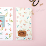 Bird - Anne of green gables illustration flat zipper pouch 