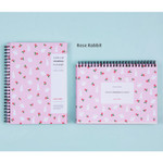 Rose rabbit - 2018 Pattern standing dated monthly planner