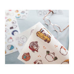 Molang cute deco transparent clear sticker set ver5 