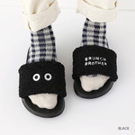 Black - Brunch brother pom pom slide sandal 