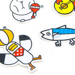 Water resistant sticker