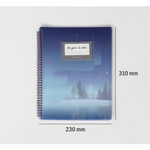 Size - Becoming A4 size clear pockets document file holder 
