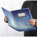Becoming A4 size clear pockets document file holder 