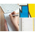 DESIGN IVY Ggo deung o spiral undated weekly desk scheduler note