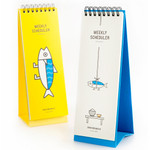 DESIGN IVY Ggo deung o spiral undated weekly desk scheduler note