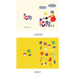 Option - Hello Today Sunshine blanket small plain and lined notebook