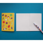 Hello Today Sunshine blanket small plain and lined notebook