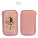 Anne - Indigo Classic story illustration zip around pencil case pouch