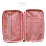 Anne - Indigo Classic story illustration zip around pencil case pouch