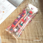 Strawberry - Buri universe strawberry clear folding pencil case