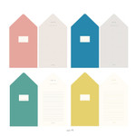 M size - Livework Simple pastel folded card set