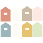 L size - Livework Simple pastel folded card set