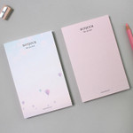 Dash and Dot Bonjour memo writing notepad 100 sheets