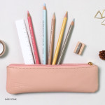 Baby pink - Dash and Dot Slim and modern zipper pencil case Baby pink - Dash and Dot Slim and modern zipper pencil case